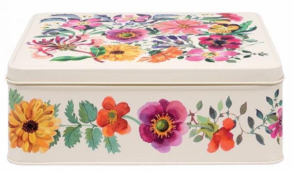 Garden Flowers Deep Rectangle Tin - Emma Bridgewater Garden Flowers Deep Rectangle Tin - Emma Bridgewater