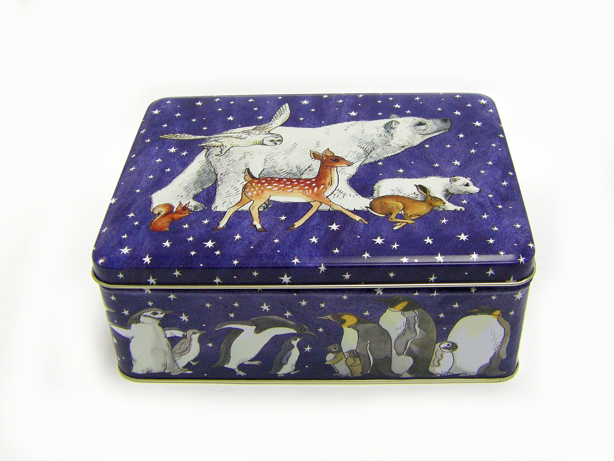 Animals: Emma Bridgewater - Winter Animals - Deep Rectangle Tin